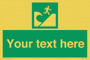 Custom Safe Condition Tsunami evacuation area